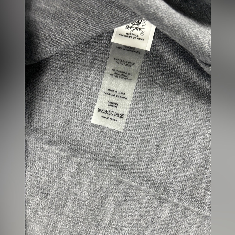 G/FORE G4 Womens Sweater Dress Pocket XL Gray Wool - Picture 8 of 9